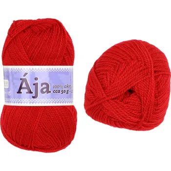 Příze N.G.M. RANDA S.R.O. Příze Ája - akryl Ája: 933 Červená