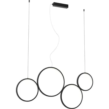 Smarter Závěsné LED interiérové svítidlo Athena, d.100cm Barva: Černá