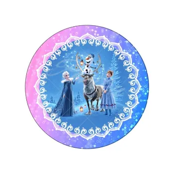 Jedlá dekorace na dort FROZEN krajka, VARIANTA Jedlý papír 1468