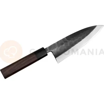 Kuchyňský nůž HIDEO KITAOKA Shirogami Black Oktagon Nůž Deba 165 cm