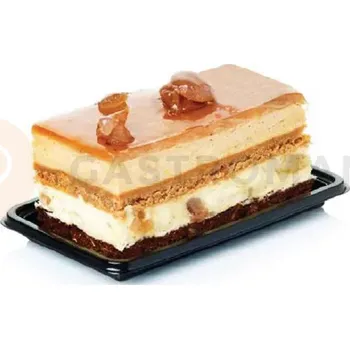 Výroba svíčky Sada černých tácků pro uchovávání moučníků, sušenek, dezertů a pralinek - 100 ks, 80x50 mm | SILIKOMART, Small Tray Rectangular