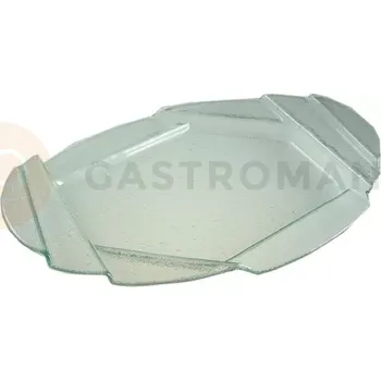 kempingová sprcha Skleněný kulatý podnos 470 x 320 mm | BDK, Buffet