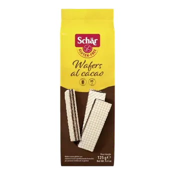 SCHÄR - Wafers al cacao - bezlepkové kakaové oplatky 125g