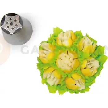 Výroba svíčky Cukrářská špička na zdobení 09 - ø 23 mm | SILIKOMART, Flower Tubes