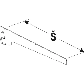Držák na polici Konzola nízká 300
