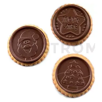 Kuchyňská sůl Sada na sušenky - Vánoce, ø57x5 mm - CKC02 Cookie Xmas Slim | SILIKOMART, EasyChoc