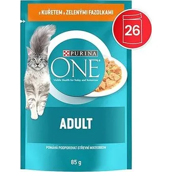 Pro kočku Purina ONE Indoor kapsičky pro kočky tuňák ve šťávě 26x85 g