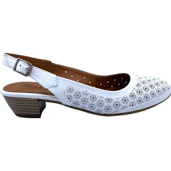 Dámské lodičky Traxin Dámské kožené lodičky bez paty MISSTIC 21 bílé Velikost: 41 (EU)