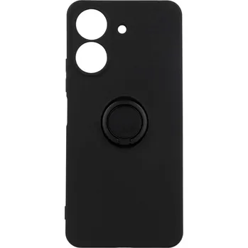 Pouzdro na mobilní telefon Kryt RING Xiaomi Redmi 13C černý (obal neboli pouzdro na Xiaomi Redmi 13C)