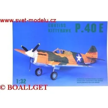 omalovánky Vystřihovánka Curtiss Kittyhawk P.40E 334713