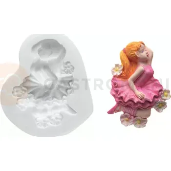 Výroba svíčky Forma na cukrovou hmotu SLK 230 - balerína, 78x58 mm | SILIKOMART, Sugarflex Dancer