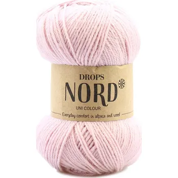 Příze Drops Nord UNI 12 pudrově růžová