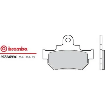 Brzda pro motocykl Přední brzdové destičky Brembo Suzuki 250 INTRUDER 2000 - směs 04