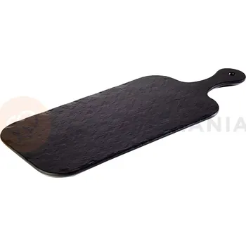 Servírovací tác z melaminu imitace břidlicového kamene, 400x200 mm | APS, Slate Rock