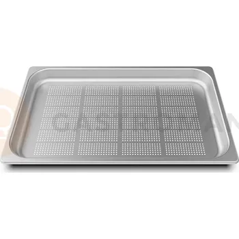 Nerezový dřez Nerezový perforovaný plech s nepřilnavým povrchem GN 1/1 40 mm | UNOX, FORO.STEEL40