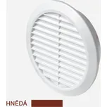 Den Braven - Mřížka větrací kruhová se síťovinou, průměr 70 mm, hnědá VE1140
