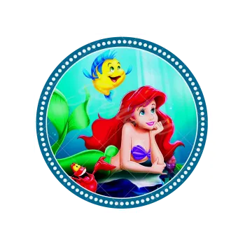 Jedlá dekorace na dort ARIEL snící, VARIANTA Jedlý papír 1448