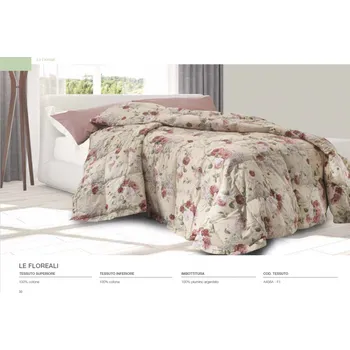 Přehoz na lůžko Luxusní přehoz z prachového peří Cod. A456A - 180x260cm