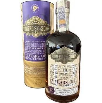 Rum Romero & Sons 12y 48% 0,7 l (tuba)