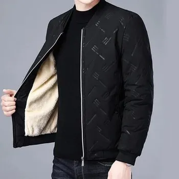 Pánská softshellová bunda Prošívaná pánská bunda na zip s kulatým výstřihem a flísem Barva: Černá, Velikost: 4XL