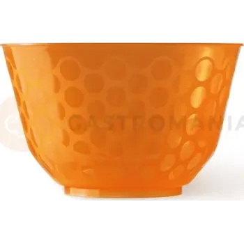 Jednorázové nádobí Miska Scoop na dezerty z oranžového plastu, 0,5 l, balení 50 kusů | ALCAS, 140/8