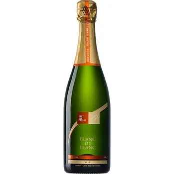 Blanc de Blanc brut, jakostní šumivé víno, Sekt Jan Petrák, brut