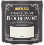 Barva na podlahy Rust-Oleum Chalky Finish Floor Paint Barva: Chalk White/ křídově bílá, Velikost: 2,5 l