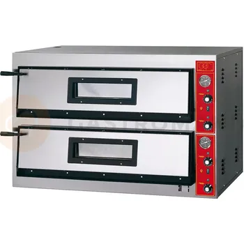 Pec na pizzu Pizza pec dvoukomorová, elektrická, 12x pizza 30 cm, 12,8 kW | GGF, E-Line
