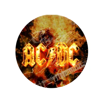 Přisada na vaření a pečení AC/DC hořící, VARIANTA Jedlý papír 326