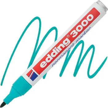 Permanentní popisovač EDDING 3000, tyrkysový