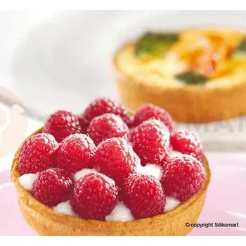 Kuchyňská sůl Forma na moučníky a dezerty SF044 FLAN MOULD | SILIKOMART, Round