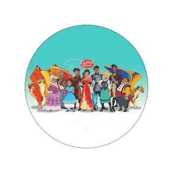 Jedlá dekorace na dort ELENA Z AVALORU, VARIANTA Jedlý papír 1009