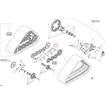 rám kola Rám pásu Apache 360 zadní pravý