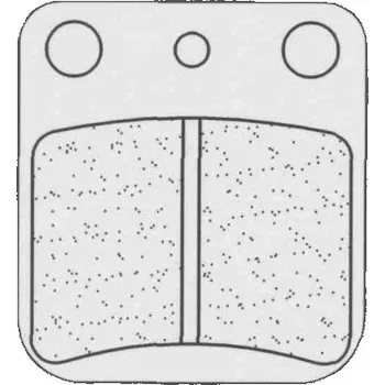 Brzda pro motocykl Přední brzdové destičky CL-Brakes ATV YAMAHA YFM 400 Kodiak 4WD 2000-2006 směs ATV1