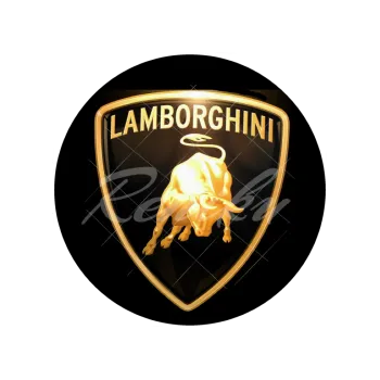 Jedlá dekorace na dort LAMBORGHINI znak, VARIANTA Jedlý papír 254