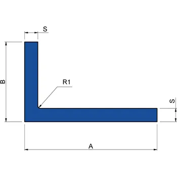 Stavební profil Hliníkový L profil