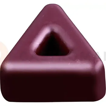 Čokoládová tyčinka Tritanová forma na pralinky - trojúhelník s otvorem 21 ks, 33x30x15 mm, 10 gr - PC49FR | PAVONI, Iconic