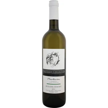 Víno Ryzlink rýnský 2022, pozdní sběr, Pavlovín, polosuché