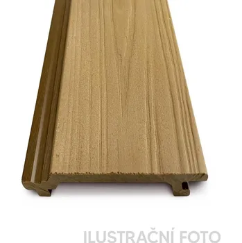 Stavební profil WPC fasádní profil 21 x 156 mm 2,9 m dark grey