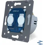 WELAIK A921 CH modul tlačitka dvojitý, pro nízké napětí 12/24V