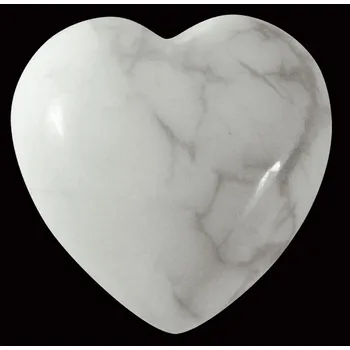 Milujeme Kameny Magnezit - srdce cca 3 cm 4785