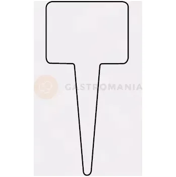 Výroba svíčky Plastová tabulka, 180x84 mm, 10 ks- 10SI002B | MARTELLATO, Total White