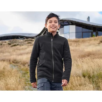 Bunda z vlákenného rouna e.s.vintage, dětská velikost 122/128 černá Strauss