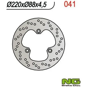 Brzda pro motocykl Zadní brzdový kotouč NG Honda 250 NS F / NS R MC11 1984 - 1986