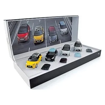 autíčko Norev CITROEN DS3 SET 4 KUSY S VÝMĚNNOU STŘECHOU LIMITED EDITION 155283