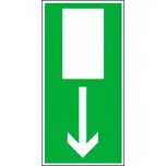 Tabulka – Nouzový východ, 20 × 40 cm