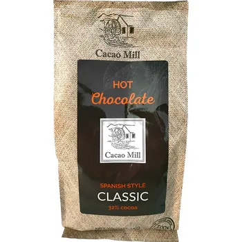 Čokoláda Horká čokoláda 32 %, 1 kg balení | CACAOMILL, Hot Chocolate