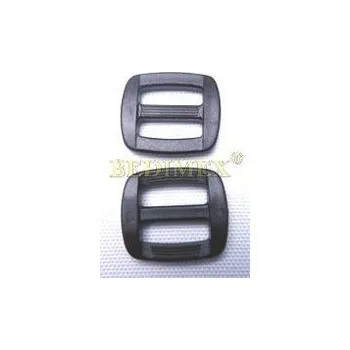 průvlečná spona plastová 25 mm černá, PA6 celé balení