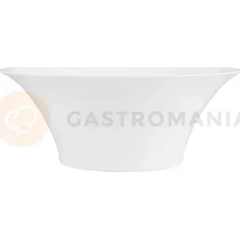 Oválná salátová mísa z bílého porcelánu 28 x 24 cm | DEGRENNE, Boreal