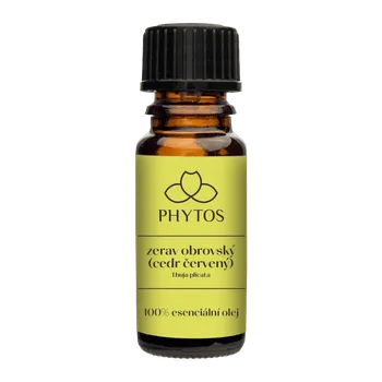 Vonný olej Phytos Zerav obrovský 100% esenciální olej (Cedr červený) 10 ml